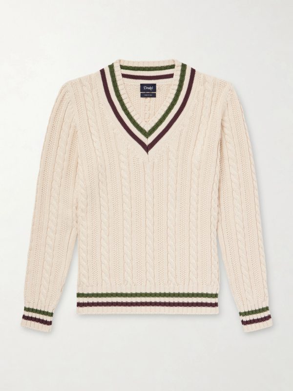 Cricket Knitted Cotton and Cashmere-Blend Sweater Cricket Knitted Cotton and Cashmere-Blend Sweater