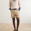 Cricket Knitted Cotton and Cashmere-Blend Sweater - OU Cricket Knitted Cotton and Cashmere-Blend Sweater - OU
