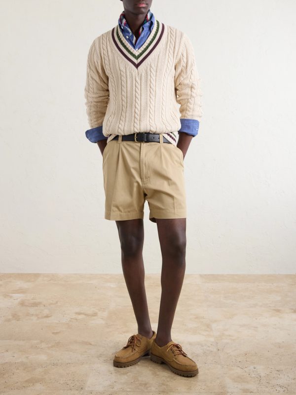Cricket Knitted Cotton and Cashmere-Blend Sweater - OU Cricket Knitted Cotton and Cashmere-Blend Sweater - OU