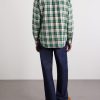 Checked Cotton Shirt - BK Checked Cotton Shirt - BK