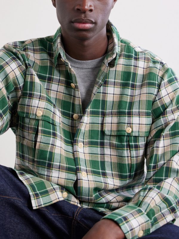 Checked Cotton Shirt - CU Checked Cotton Shirt - CU