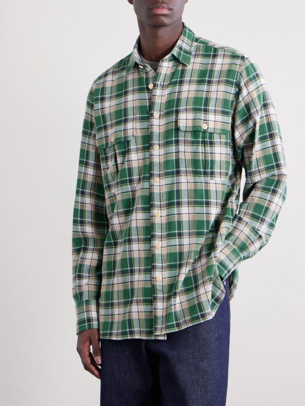 Checked Cotton Shirt - FR Checked Cotton Shirt - FR