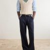 Button-Down Collar Striped Cotton Shirt - OU Button-Down Collar Striped Cotton Shirt - OU