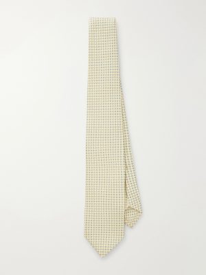 8cm Mini Circles Printed Silk Tie