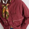 Corduroy-Trimmed Cotton Jacket - CU Corduroy-Trimmed Cotton Jacket - CU