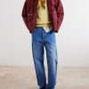 Corduroy-Trimmed Cotton Jacket - OU Corduroy-Trimmed Cotton Jacket - OU