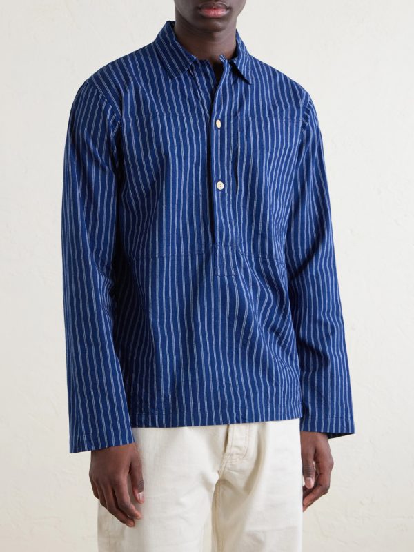 Striped Cotton Polo Shirt - FR Striped Cotton Polo Shirt - FR
