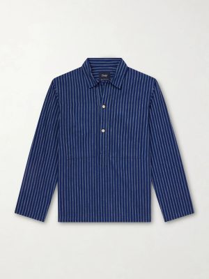 Striped Cotton Polo Shirt Striped Cotton Polo Shirt