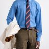 7cm Striped Silk and Cotton-Blend Tie - FR 7cm Striped Silk and Cotton-Blend Tie - FR