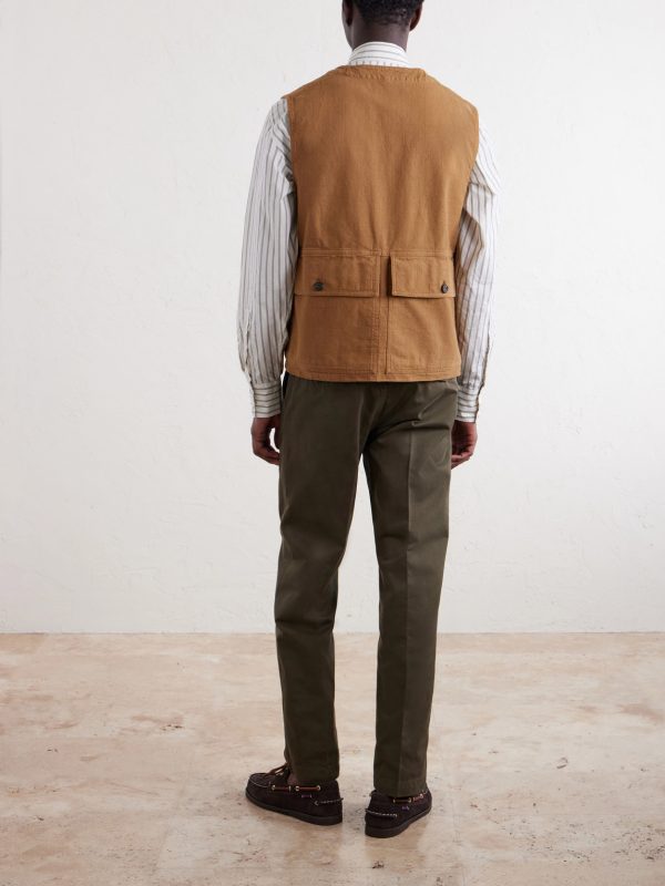 Cotton-Drill Utility Vest - BK Cotton-Drill Utility Vest - BK
