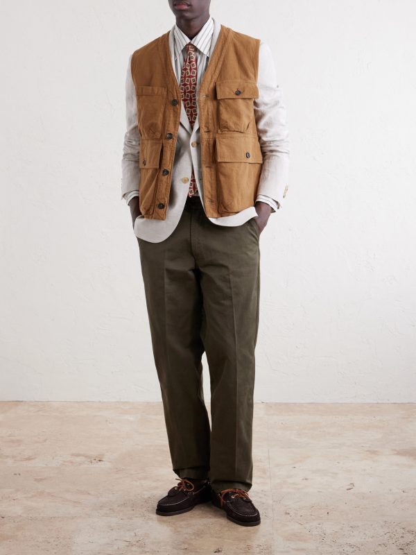 Cotton-Drill Utility Vest - OU Cotton-Drill Utility Vest - OU