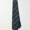 7cm Striped Silk Tie