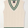 Cricket Knitted Cotton and Cashmere-Blend Vest Cricket Knitted Cotton and Cashmere-Blend Vest
