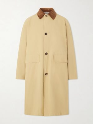 Reversible Corduroy-Trimmed Cotton and Linen-Blend Jacket Reversible Corduroy-Trimmed Cotton and Linen-Blend Jacket