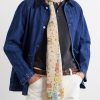 Frayed Printed Wool and Silk-Blend Scarf - FR Frayed Printed Wool and Silk-Blend Scarf - FR
