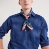 Printed Cotton and Silk-Blend Scarf - OU