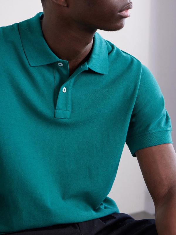 Garment-Dyed Cotton-Piqué Polo Shirt - E1 Garment-Dyed Cotton-Piqué Polo Shirt - E1