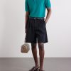Garment-Dyed Cotton-Piqué Polo Shirt - OU Garment-Dyed Cotton-Piqué Polo Shirt - OU