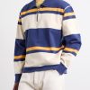 Striped Cotton-Jersey Half-Zip Polo Shirt - FR