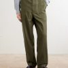 Straight-Leg Cotton-Blend Cargo Trousers - FR