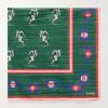 Printed Cotton and Silk-Blend Scarf