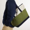 Logo-Embroidered Canvas Tote Bag - FR Logo-Embroidered Canvas Tote Bag - FR