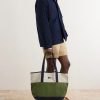 Logo-Embroidered Canvas Tote Bag - OU Logo-Embroidered Canvas Tote Bag - OU