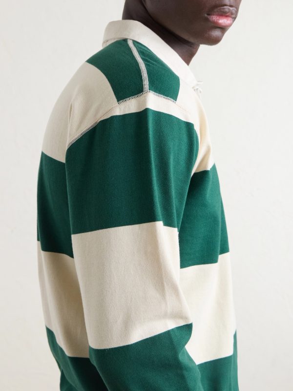 Stripe Cotton-Jersey Polo Shirt - E2