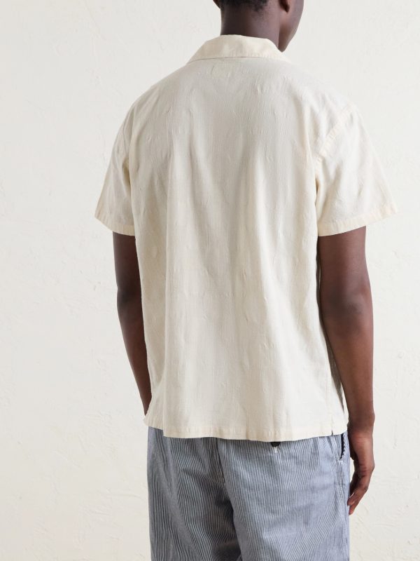 Camp-Collar Linen Shirt - BK