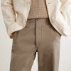 Wide-Leg Cotton-Twill Chinos - CU
