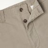 Wide-Leg Cotton-Twill Chinos - E1