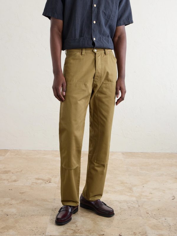 Carpenter Straight-Leg Cotton Cargo Trousers - FR Carpenter Straight-Leg Cotton Cargo Trousers - FR