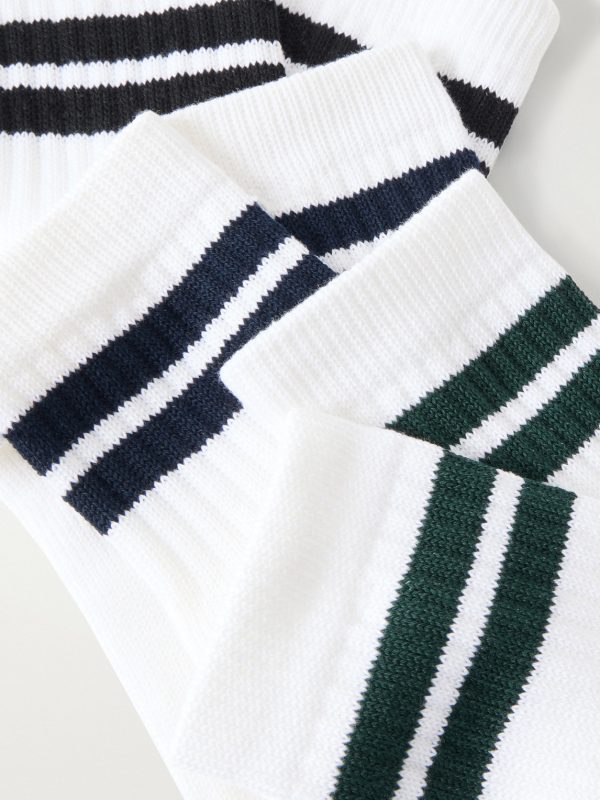 Three-Pack Cotton-Blend Socks - CU Three-Pack Cotton-Blend Socks - CU
