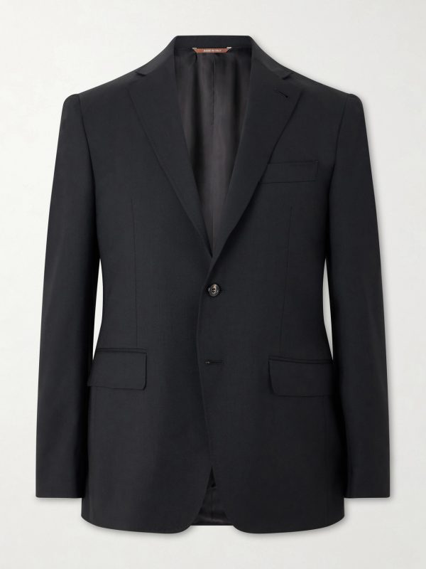 Kei Wool-Blend Twill Suit Jacket Kei Wool-Blend Twill Suit Jacket