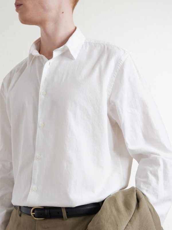 Garment-Dyed Cotton Shirt - CU Garment-Dyed Cotton Shirt - CU
