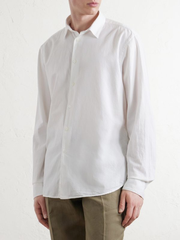 Garment-Dyed Cotton Shirt - FR Garment-Dyed Cotton Shirt - FR