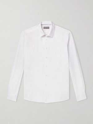 Garment-Dyed Cotton Shirt Garment-Dyed Cotton Shirt
