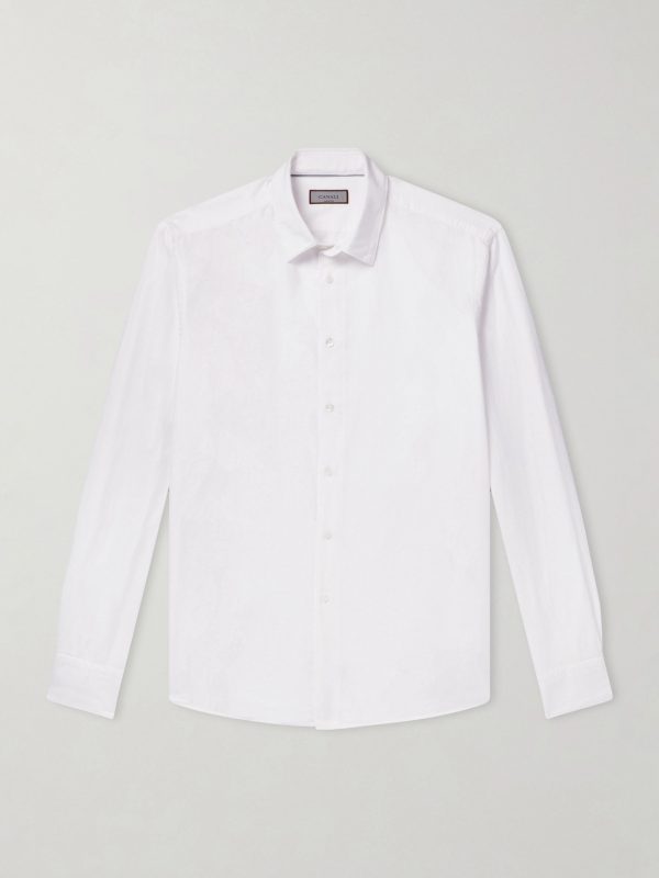 Garment-Dyed Cotton Shirt Garment-Dyed Cotton Shirt