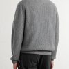 Ribbed Wool and Cashmere-Blend Sweater - BK