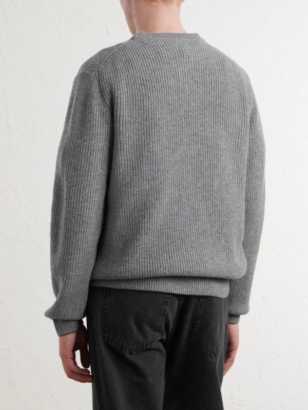 Ribbed Wool and Cashmere-Blend Sweater - BK