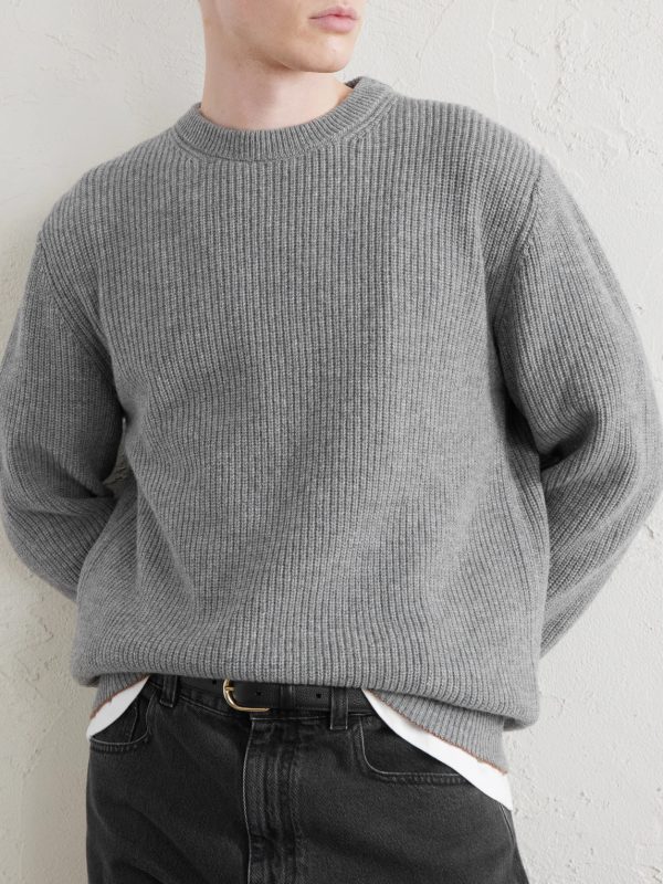 Ribbed Wool and Cashmere-Blend Sweater - CU