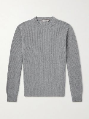 Ribbed Wool and Cashmere-Blend Sweater Ribbed Wool and Cashmere-Blend Sweater