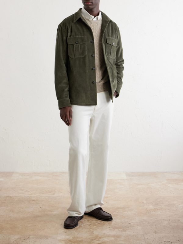 Cotton-Corduroy Overshirt - OU Cotton-Corduroy Overshirt - OU