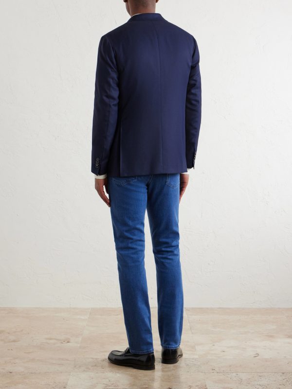 Kei Wool-Basketweave Blazer - BK Kei Wool-Basketweave Blazer - BK