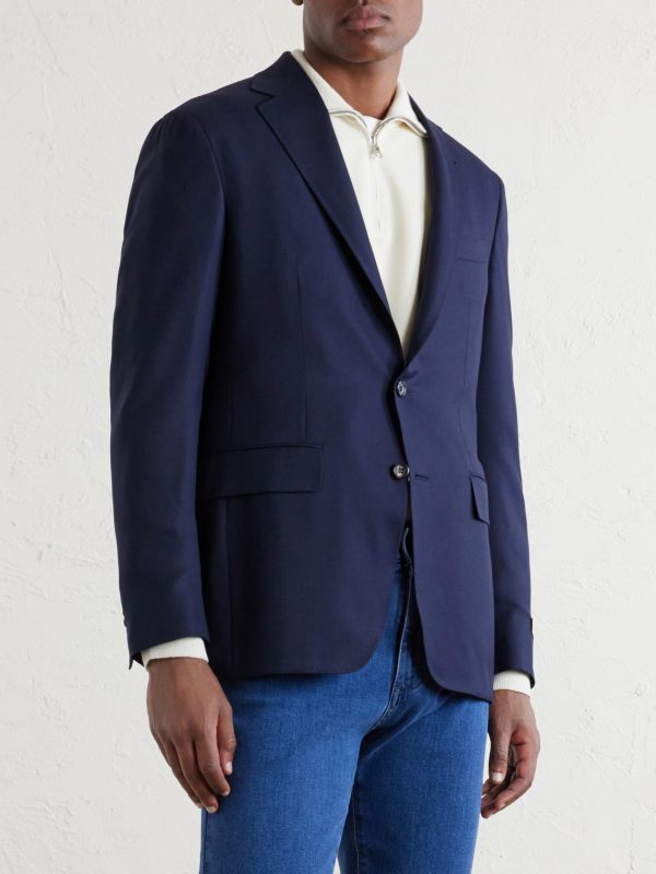 Kei Wool-Basketweave Blazer - FR Kei Wool-Basketweave Blazer - FR