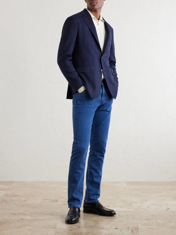 Kei Wool-Basketweave Blazer - OU Kei Wool-Basketweave Blazer - OU
