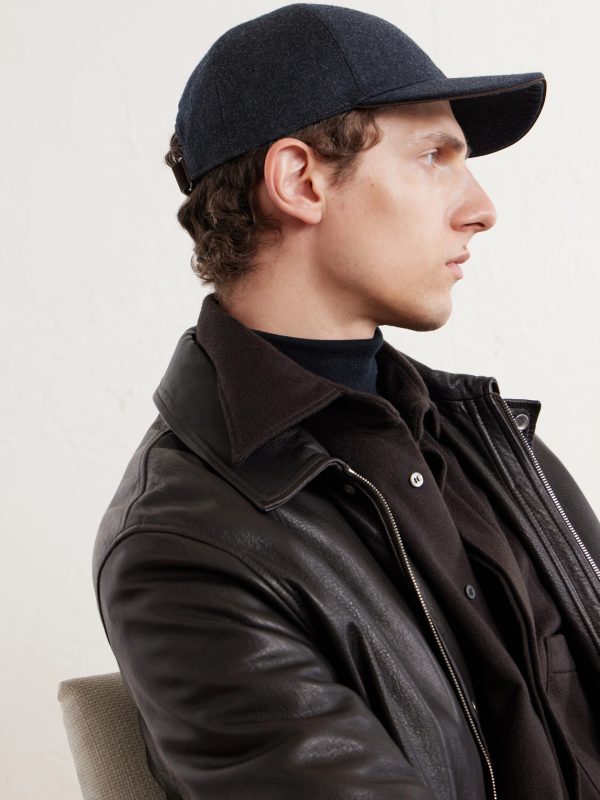 Logo-Appliquéd Wool Cap - OU