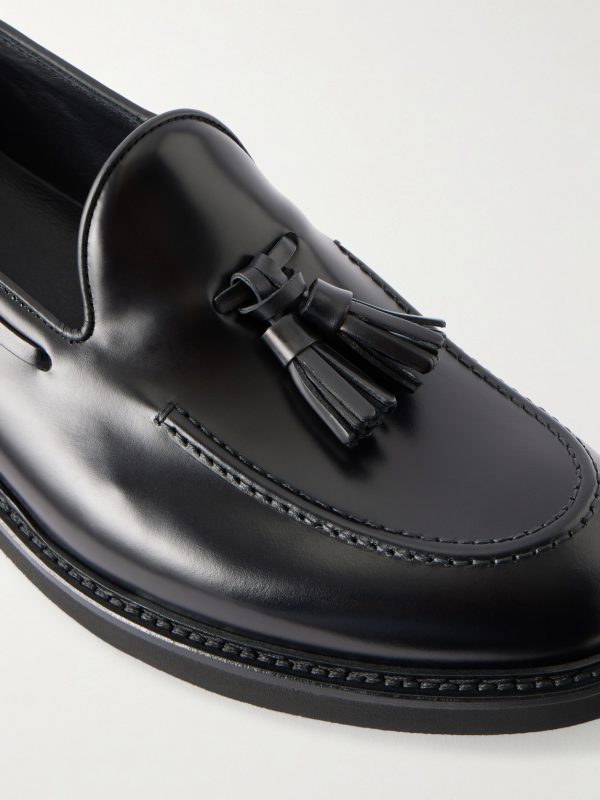 Tasseled Leather Loafers - CU
