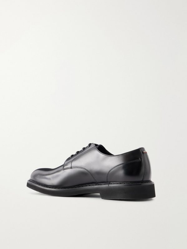 Leather Derby Shoes - BK