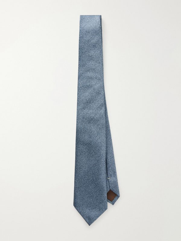8cm Woven Silk Tie